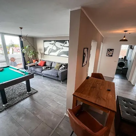 Bright Designer With Pool Table & 2 Balconies * Ingolstadt